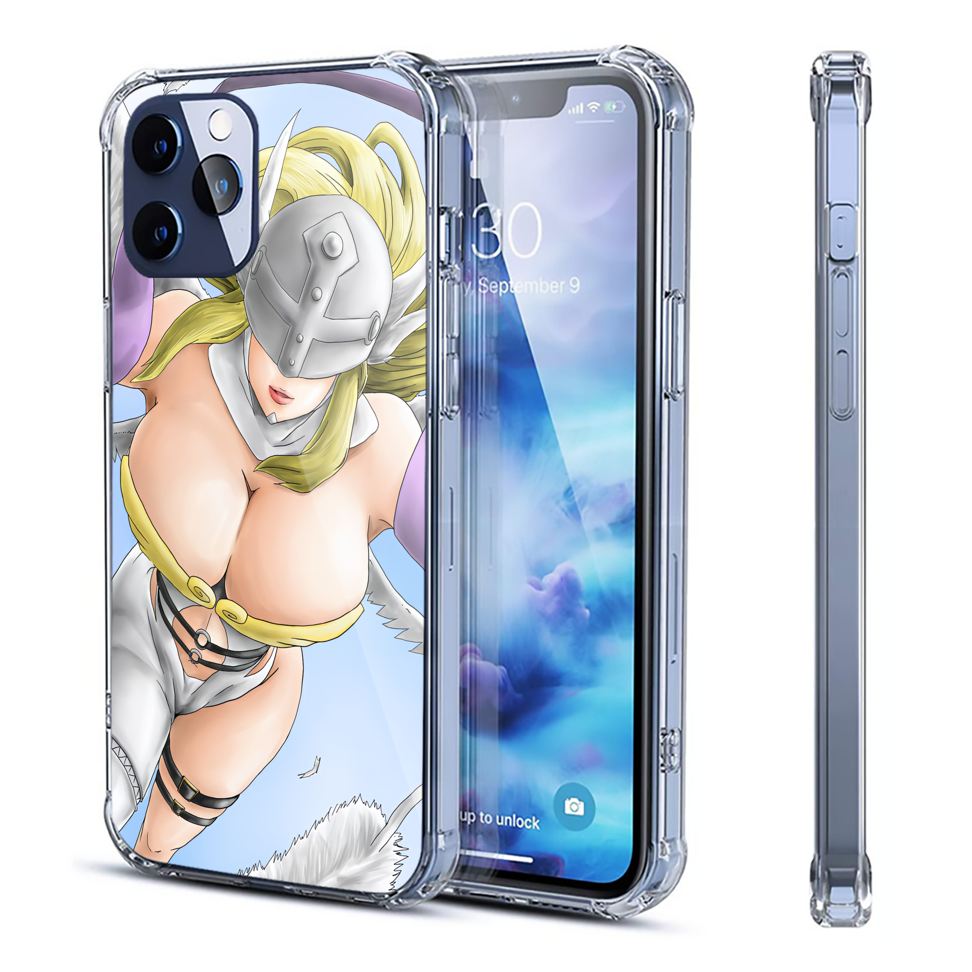 （画像用） Digimon デジタルモンスター/デジモン 【iPhone 12シリーズ対応】透明スマホケース（クリアソフトケース）